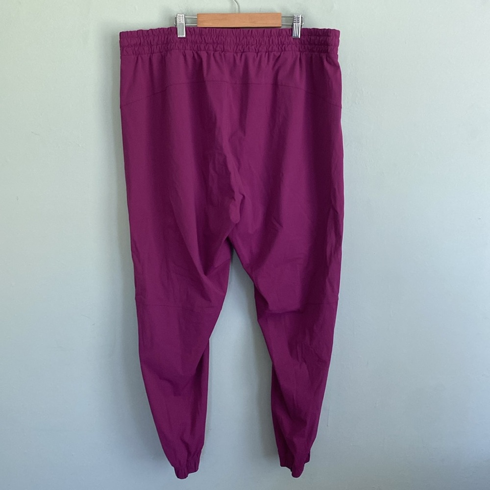 Fabletics Women’s Berry Blast Purple Joggers with tie Size XXL Size 1X - Picture 7 of 9